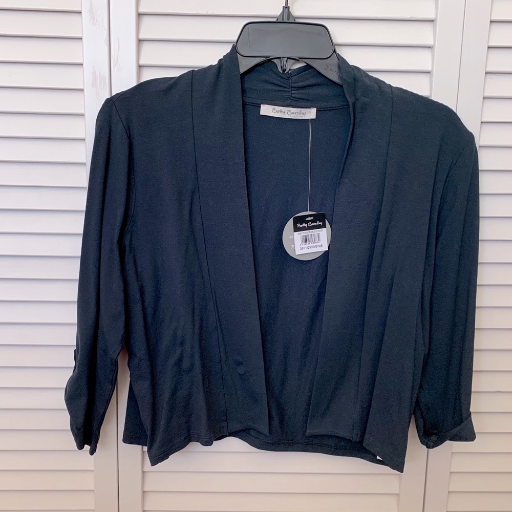 Blue short cardigan size 8